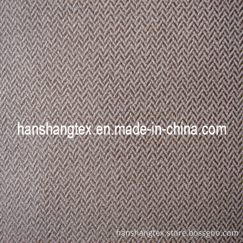 Jacquard Herringbone Suede for Home Textile (HT-1072)